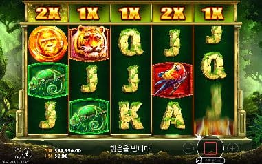 정글 고릴라 모바일 화면에서 본 실제 데모