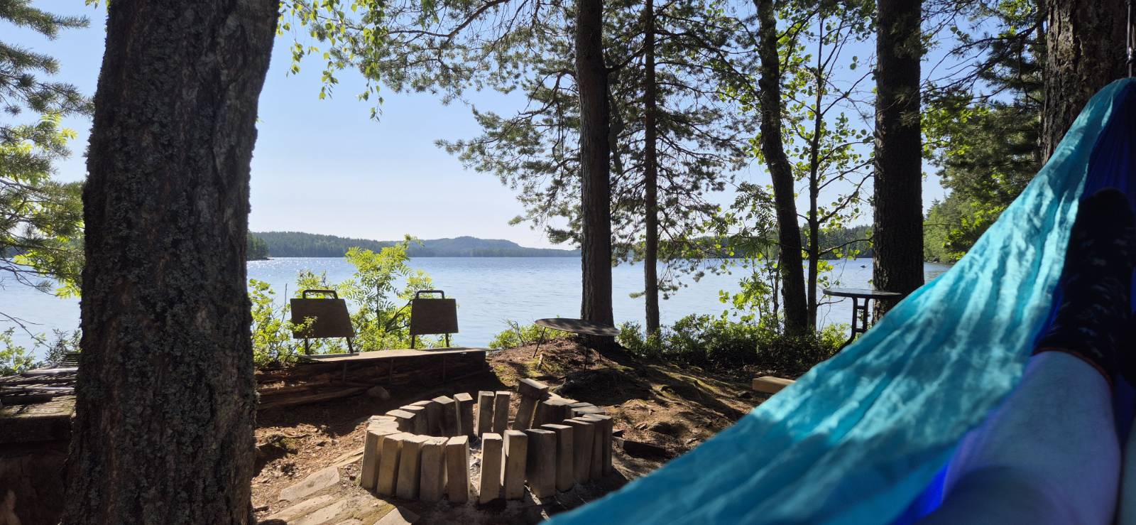 Kesäpäivä riippumatossa