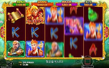 몽키 워리어 모바일 화면에서 본 실제 데모