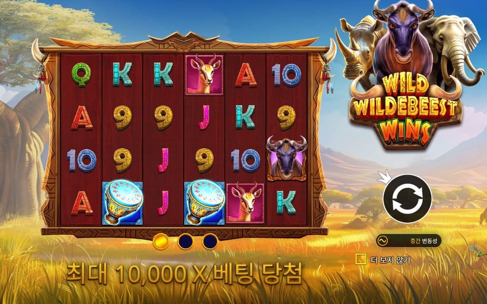 와일드 와일드비스트 윈스 푸른 다이아몬드와 보라 보석, 누 얼굴이 문자 심볼 사이에 정지해 있습니다