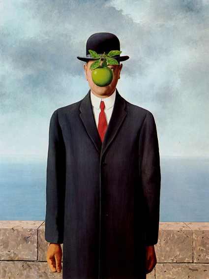 Magritte's "The Son Of Man"