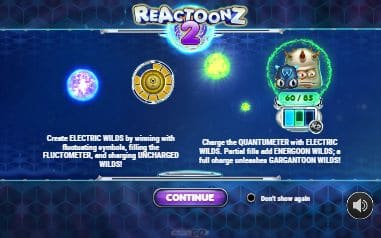 Reactoonz 2 모바일 화면에서 본 실제 데모