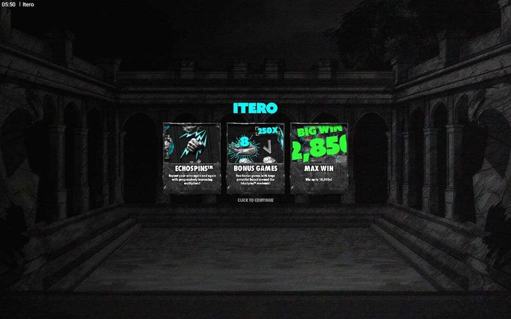 이테로 첫 번째 스핀 정지 결과 실제 화면