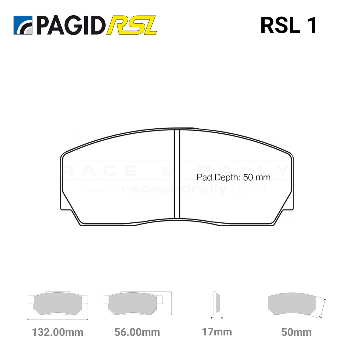 Pagid 1361 RSL 1 brake pads