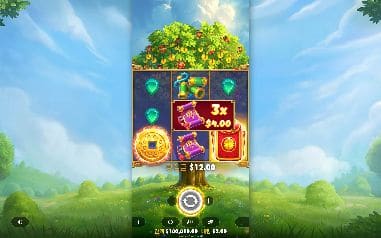 Lucky Fortune Tree 모바일 화면에서 본 실제 데모