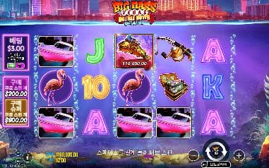 빅 배스 베가스 더블 다운 디럭스 모바일 화면에서 본 실제 데모