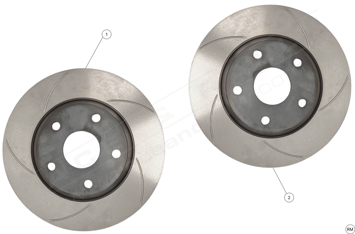 AP Racing gravel brake discs for the Ford Fiesta Rally3