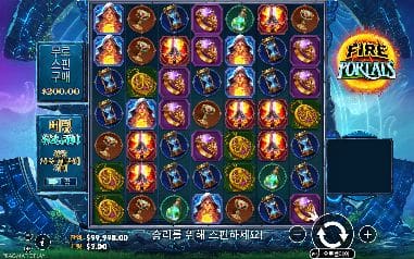 파이어 포털스 모바일 화면에서 본 실제 데모
