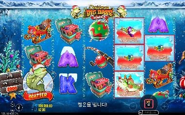 크리스마스 빅 배스 보난자 모바일 화면에서 본 실제 데모