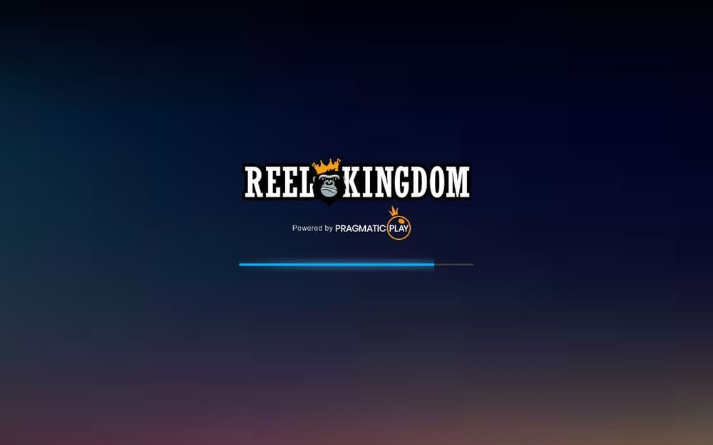 데몬 팟 두 번째 파일도 REEL KINGDOM 글자와 로딩 막대만 있으며 릴은 아직 나타나지 않습니다
